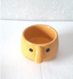 Yellow Smiley Pot